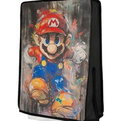 کاور گردو غبار ps5 fat va slim طرح Super Mario