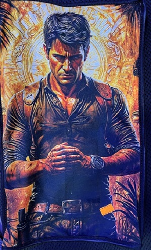 کاور گردو غبار ps5 fat va slim طرح Uncharted