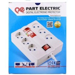محافظ برق صوتی تصویری 6 خانه پارت الکتریک PE2060 با کابل 1٫8متری