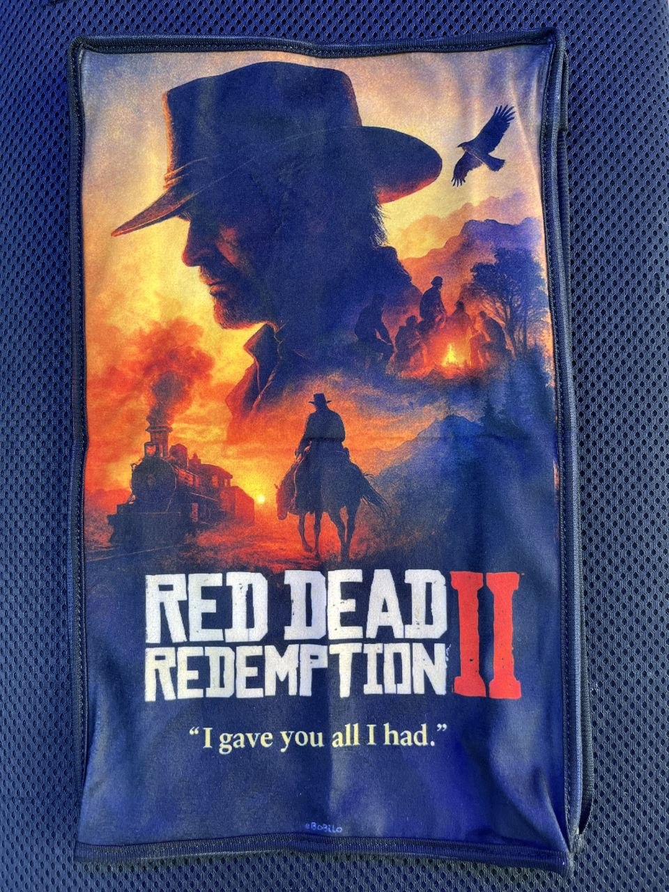 روکش گرد و غبار PS5 Slim طرح red dead redemption 2