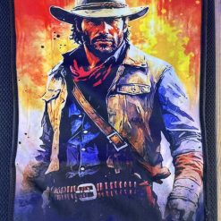 کاور گرد و غبار PS5 Fat طرح red dead redemption 2