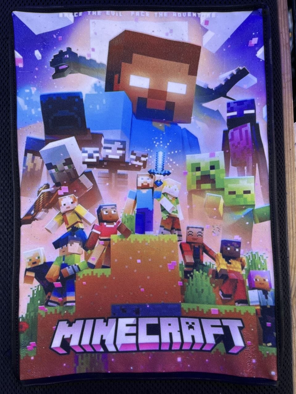 کاور گرد و غبار PS5 Fat طرح Minecraft